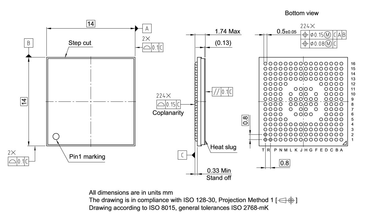 PG-FHBGA-224-1_Package Outline
