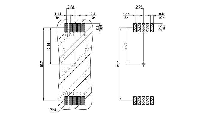 PG-HDSOP-10-1_Footprint Drawing