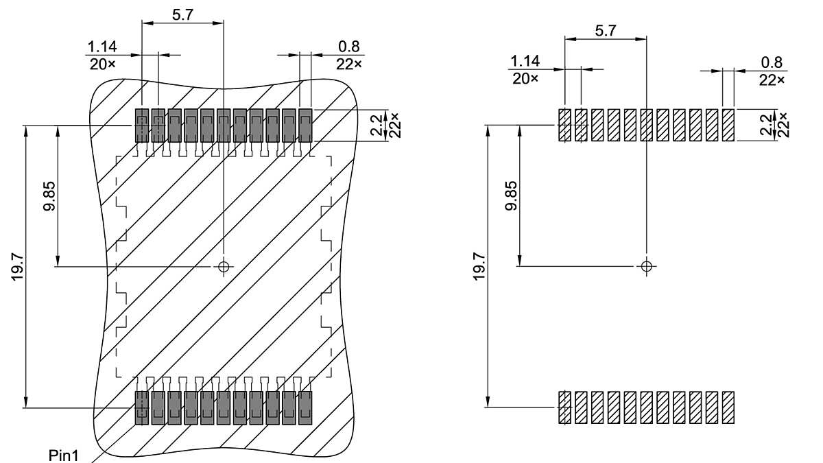 PG-HDSOP-22-1_Footprint Drawing