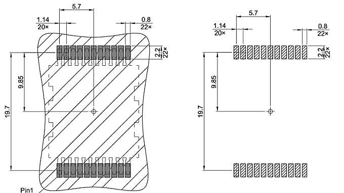 PG-HDSOP-22-1_Footprint Drawing