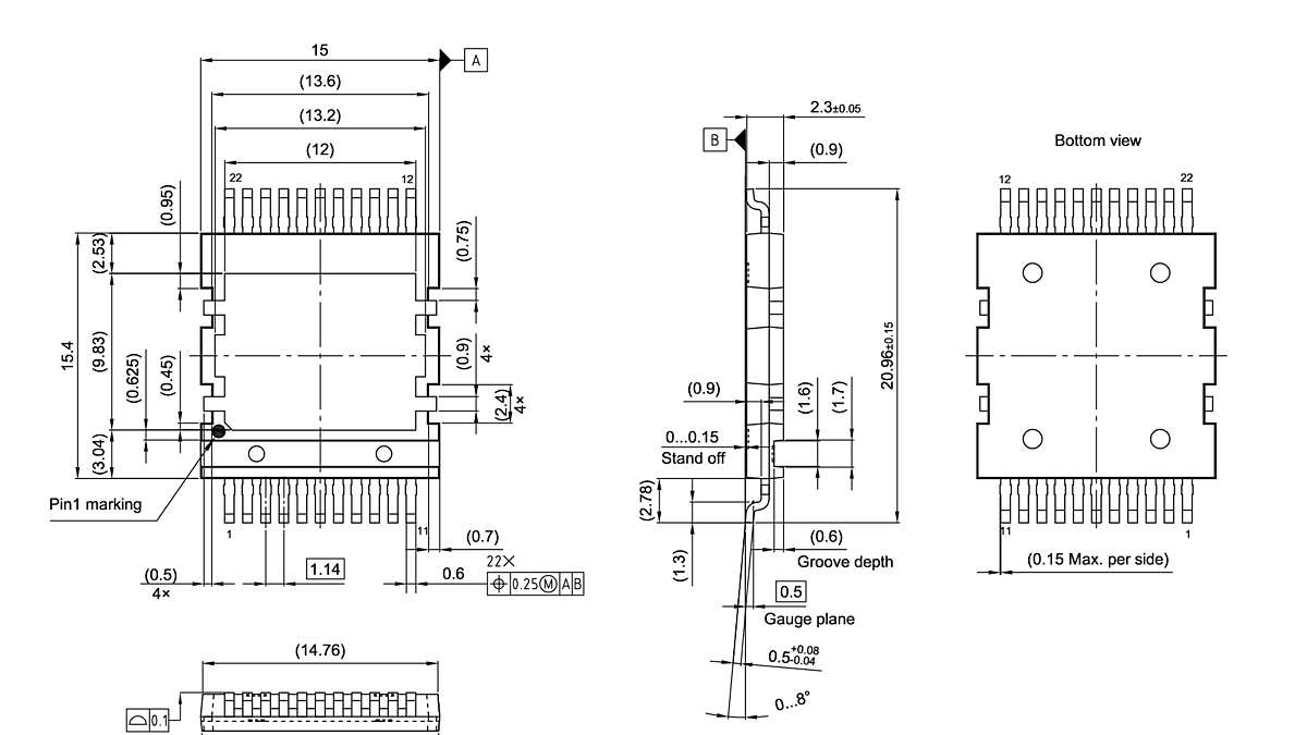 PG-HDSOP-22-3_Package Outline