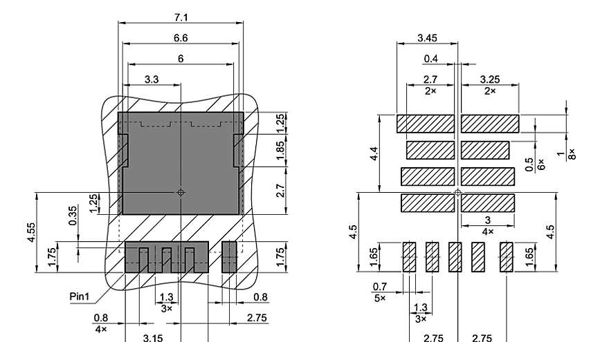 PG-HSOF-5-2_Footprint Drawing