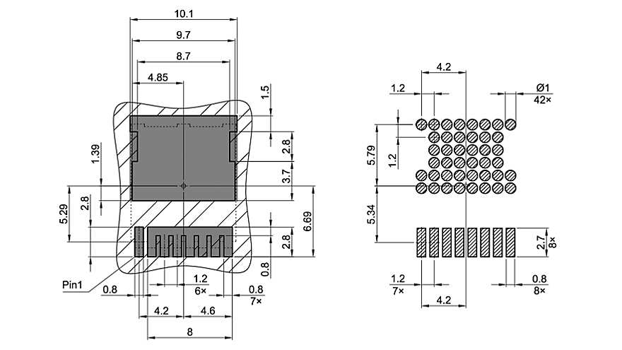 PG-HSOF-8-1_Footprint Drawing