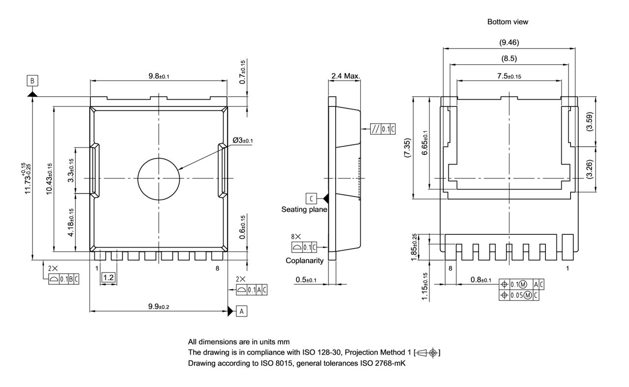 PG-HSOF-8-10_Package Outline