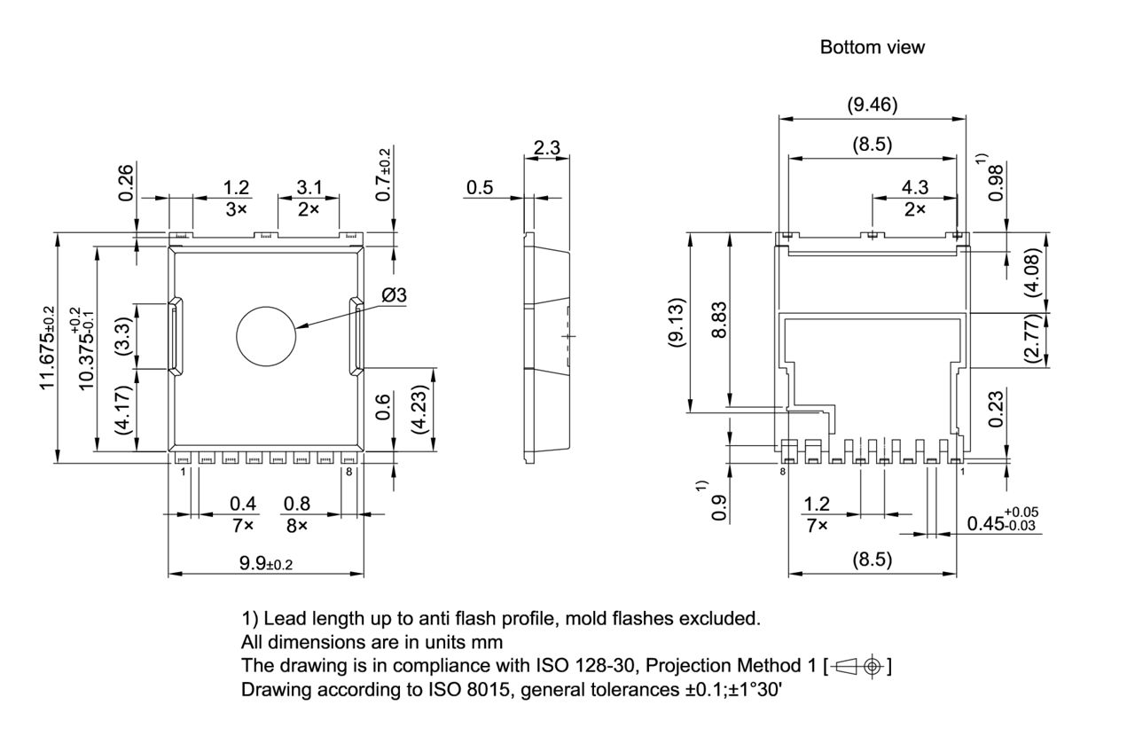 PG-HSOF-8-12_Package Outline