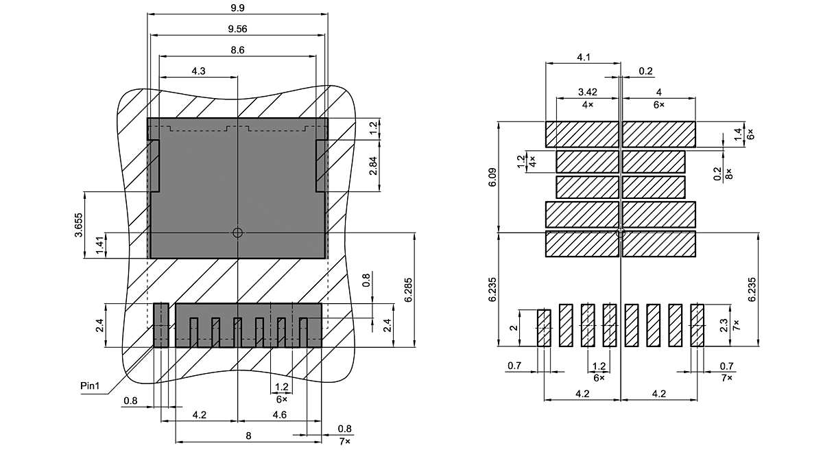 PG-HSOF-8-9_Footprint Drawing