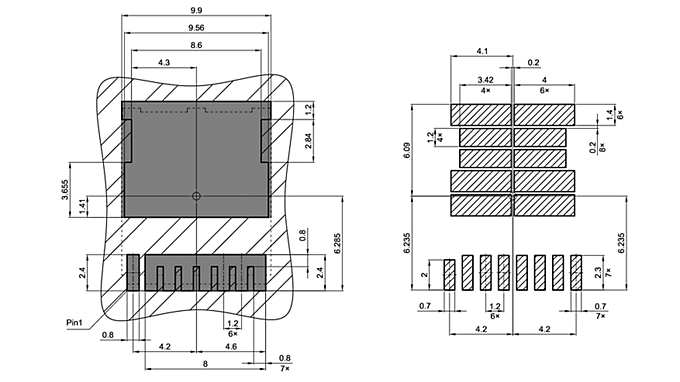 PG-HSOF-8-9_Footprint Drawing