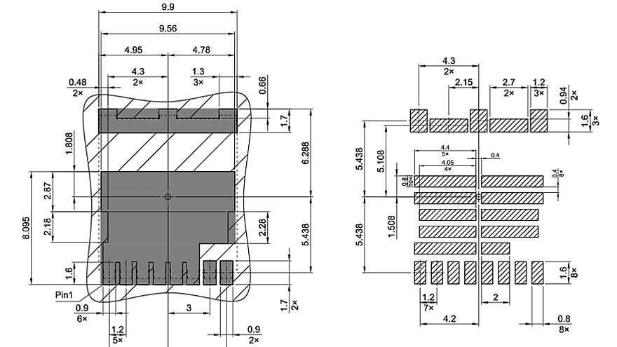 PG-HSOF-8-980_Footprint Drawing