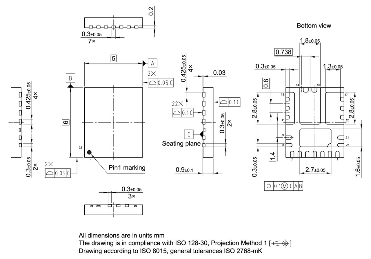 PG-IQFN-22-902_Package Outline
