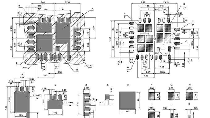 PG-IQFN-25-1_Footprint Drawing