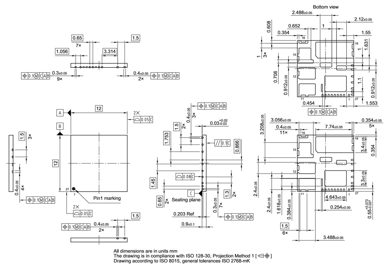 PG-IQFN-27-900_Package Outline