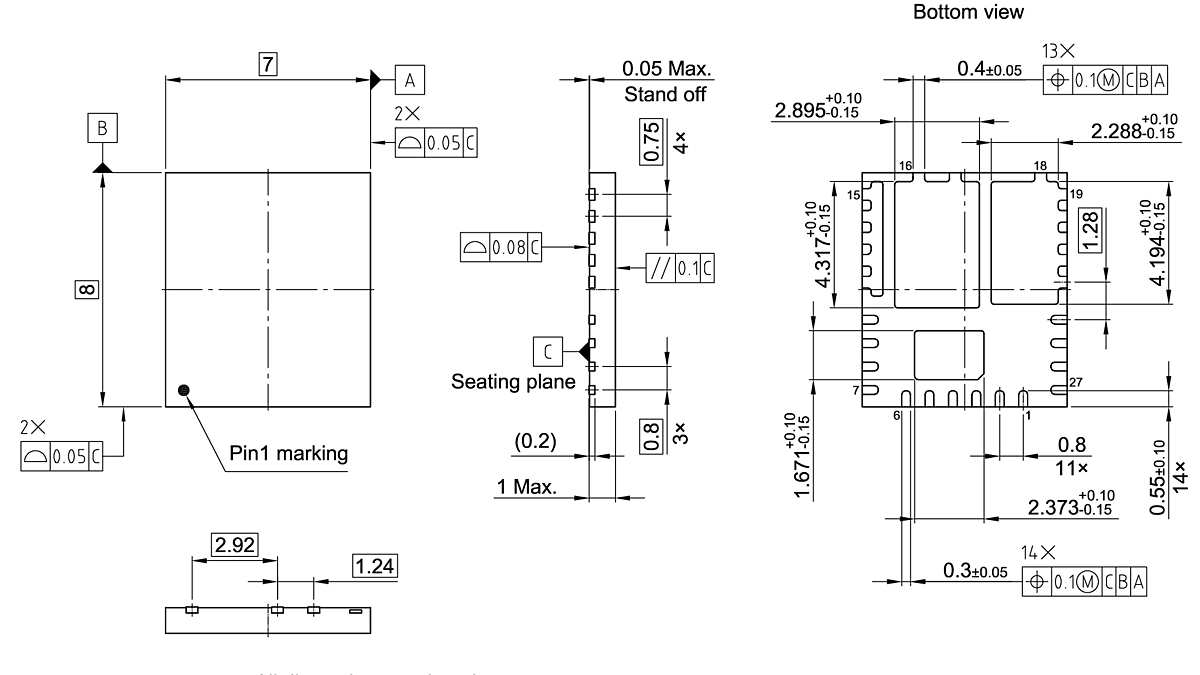 PG-IQFN-27-901_Package Outline