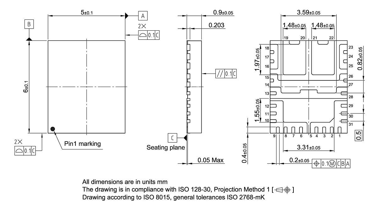 PG-IQFN-31-902_Package Outline