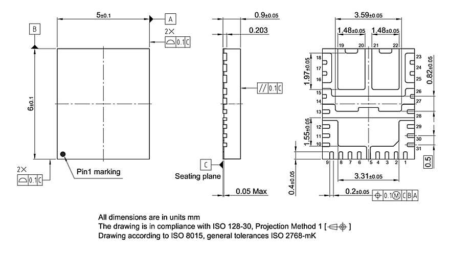 PG-IQFN-31-902_Package Outline