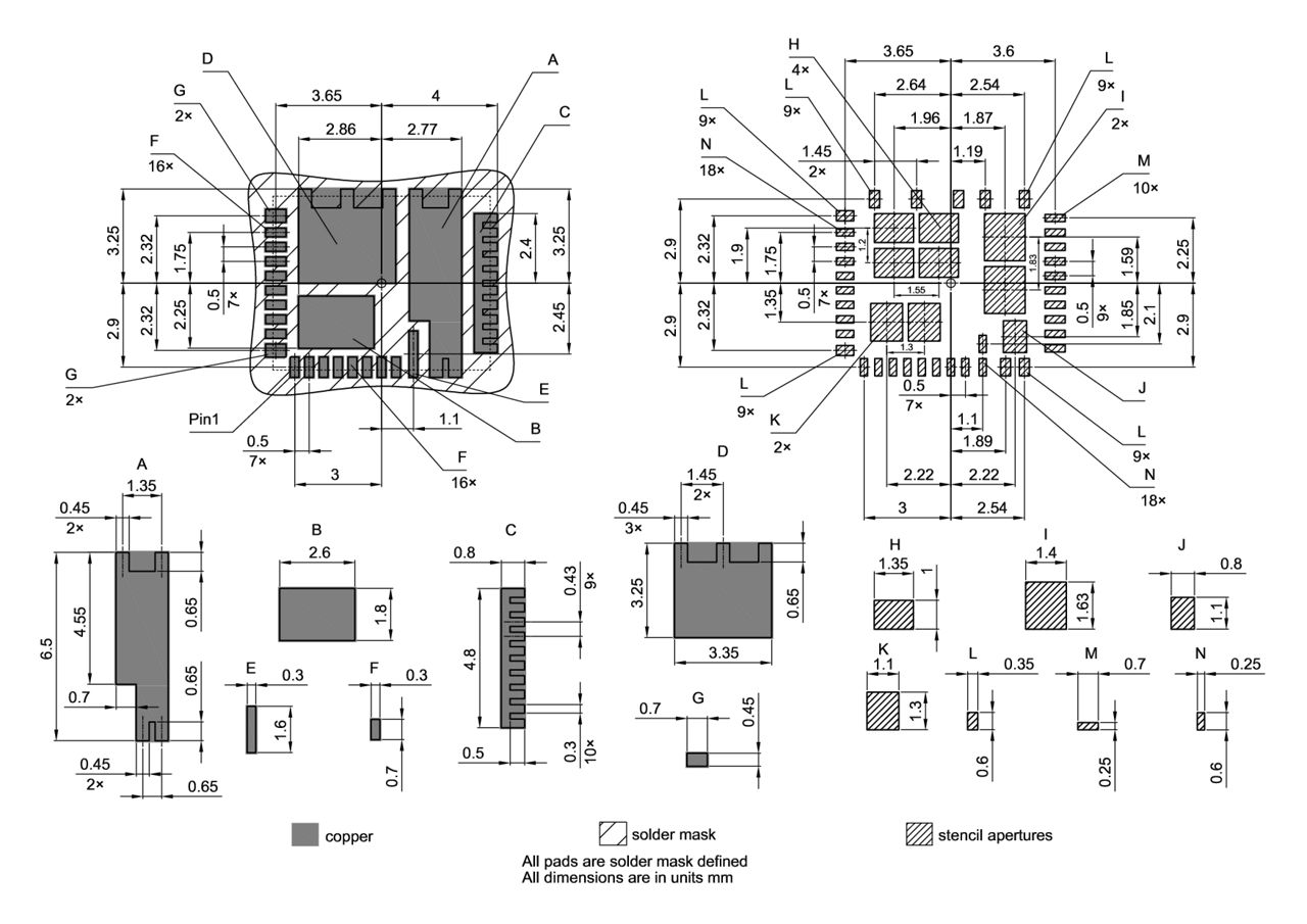 PG-IQFN-36-1_Footprint Drawing