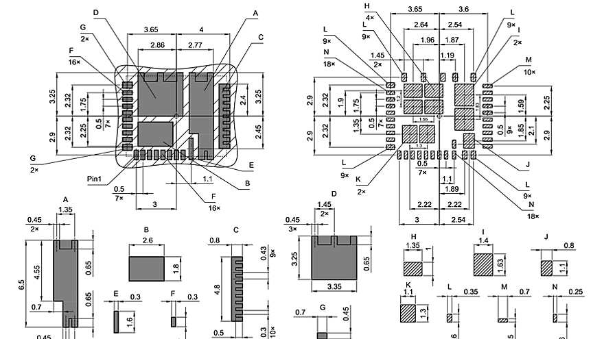 PG-IQFN-36-1_Footprint Drawing