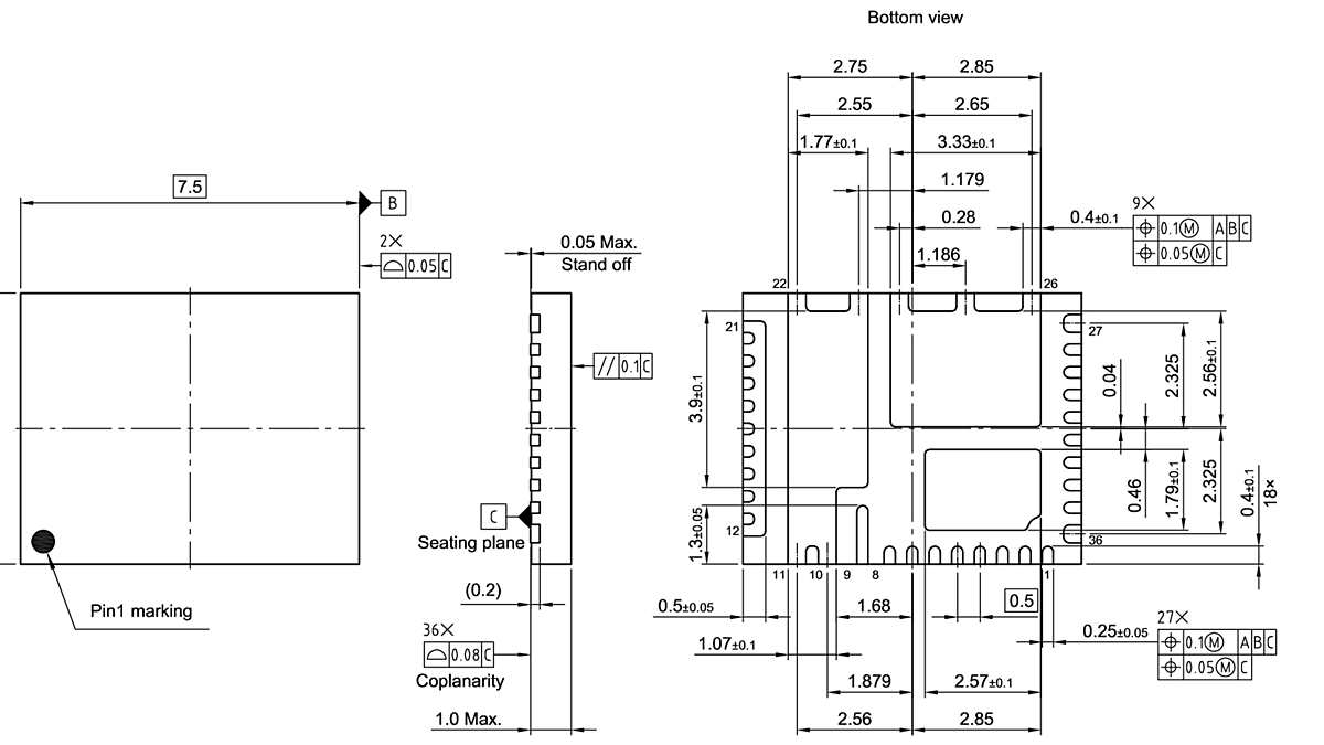PG-IQFN-36-1_Package Outline