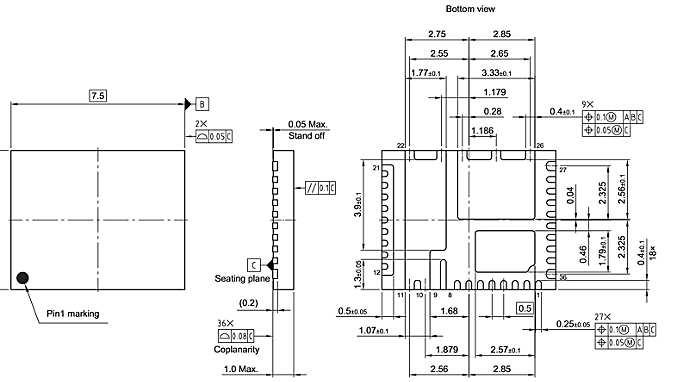 PG-IQFN-36-1_Package Outline