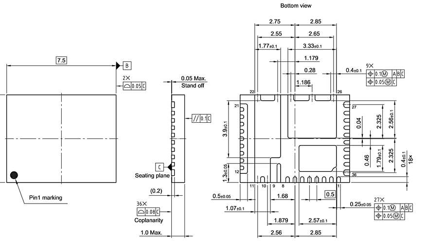 PG-IQFN-36-1_Package Outline