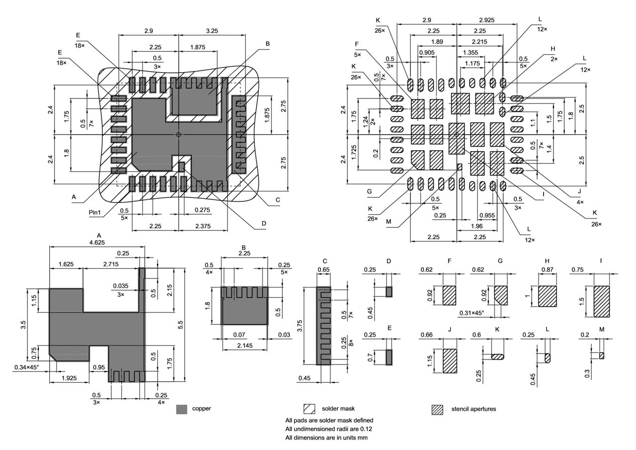 PG-IQFN-36-3_Footprint Drawing