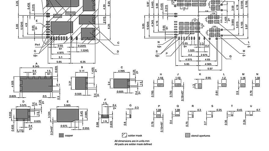 PG-IQFN-37-900_Footprint Drawing