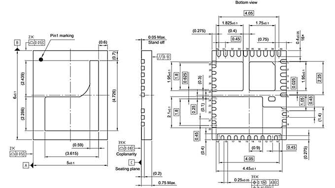 PG-IQFN-39-5_Package Outline