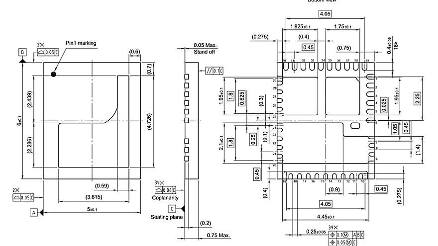 PG-IQFN-39-5_Package Outline