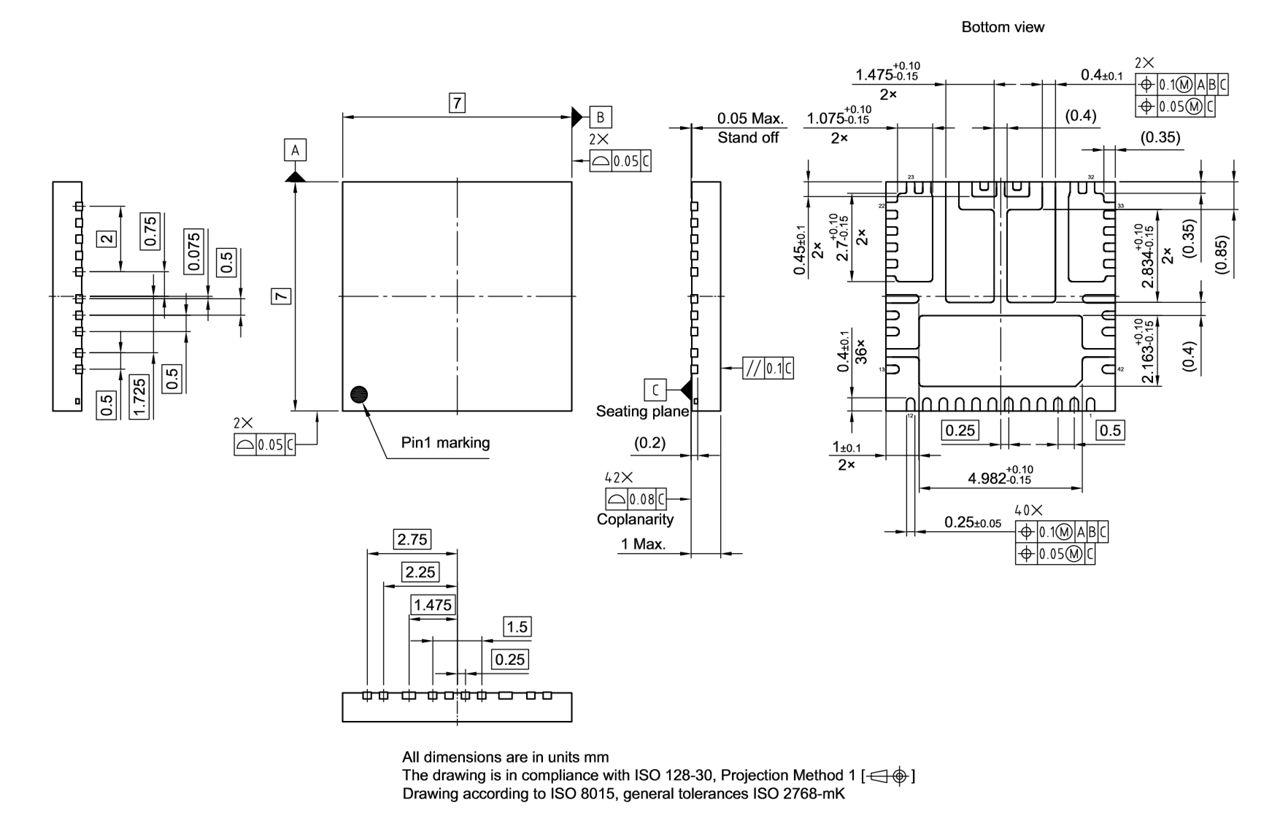 PG-IQFN-42-1_Package Outline