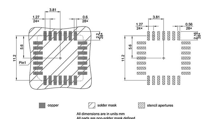 PG-LCC-28-800_Footprint Drawing
