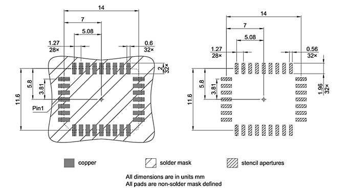 PG-LCC-32-800_Footprint Drawing