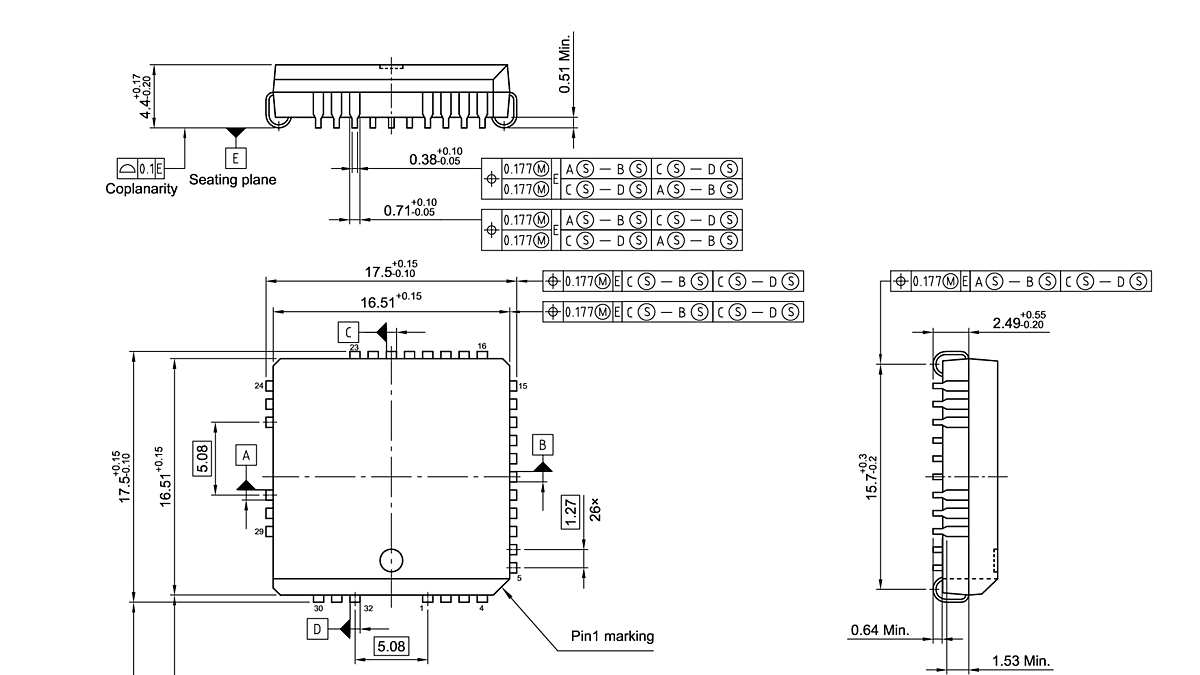 PG-LCC-32-900_Package Outline