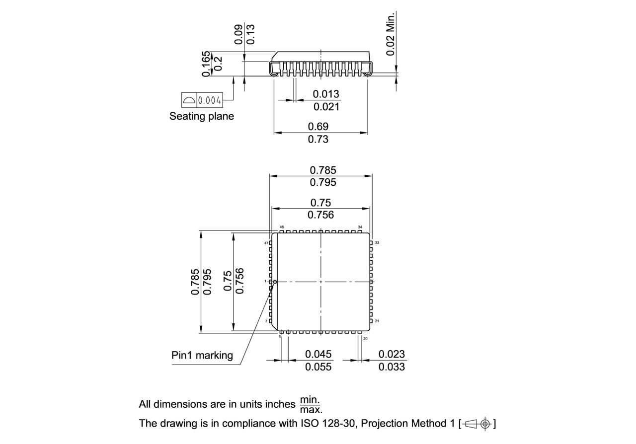PG-LCC-52-800_Package Outline
