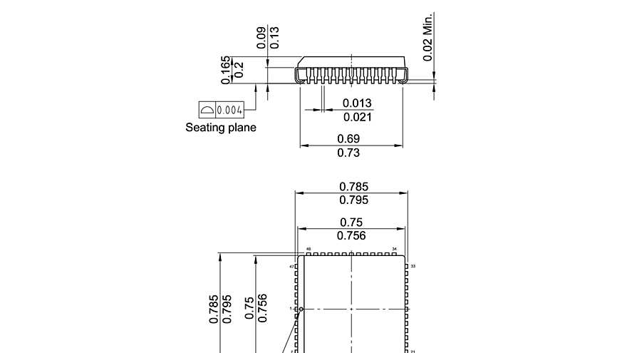 PG-LCC-52-800_Package Outline