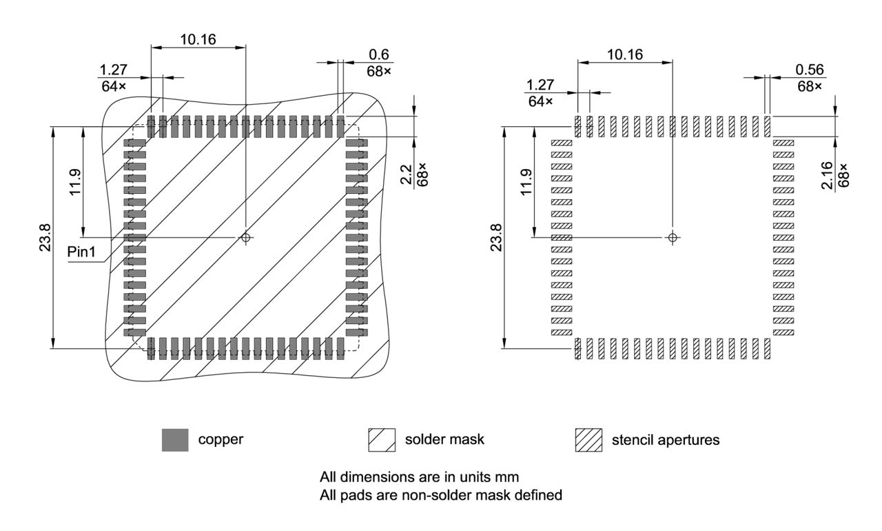 PG-LCC-68-800_Footprint Drawing