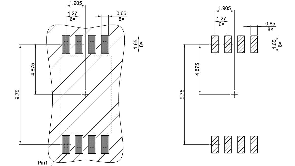 PG-LDSO-8-1_Footprint Drawing