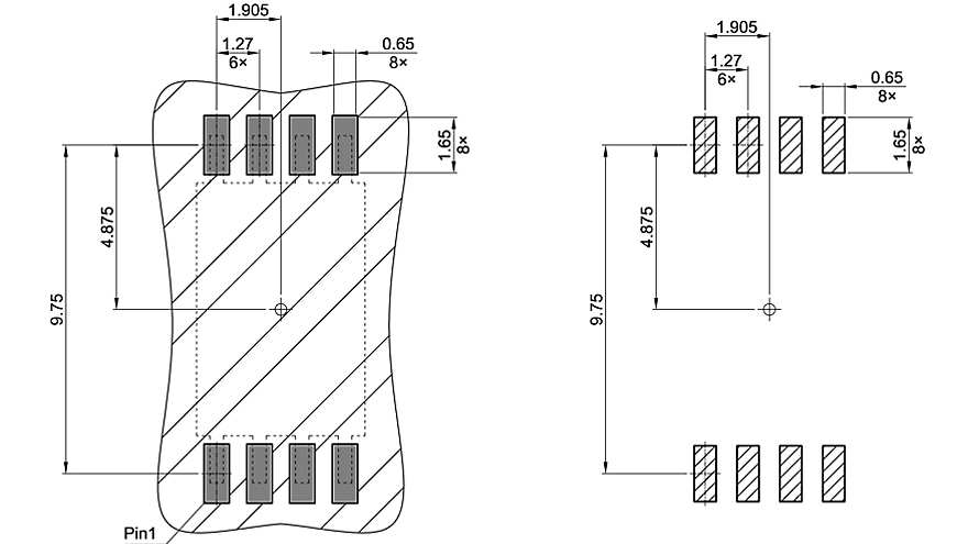 PG-LDSO-8-1_Footprint Drawing