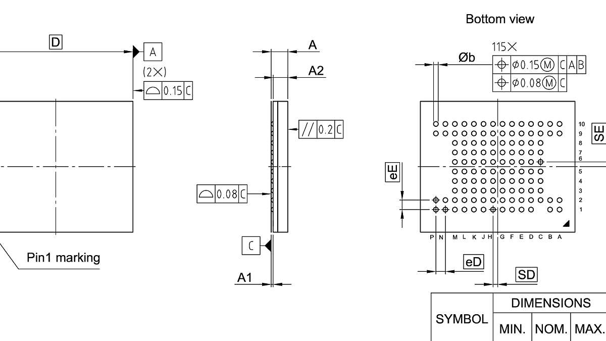 PG-LFBGA-115-800_Package Outline