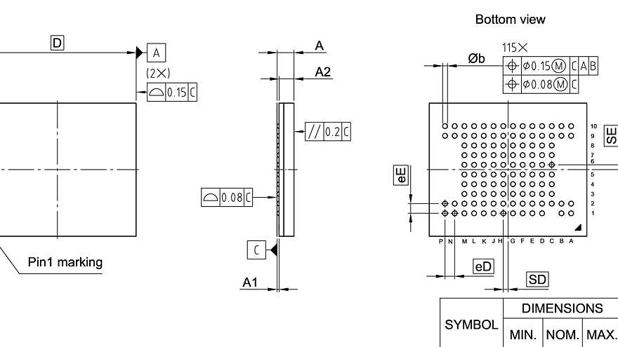 PG-LFBGA-115-800_Package Outline