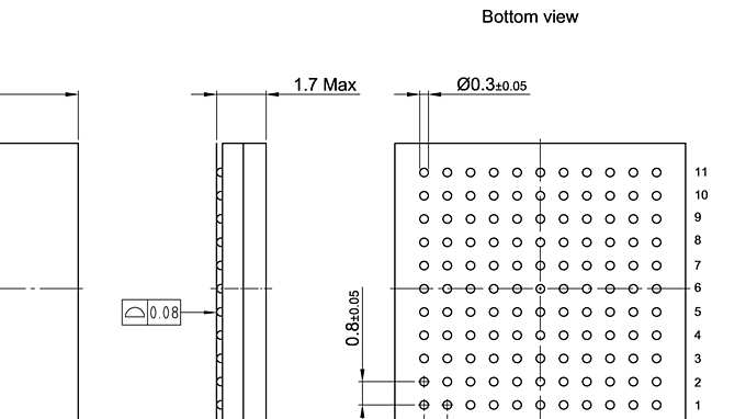 PG-LFBGA-121-802_Package Outline