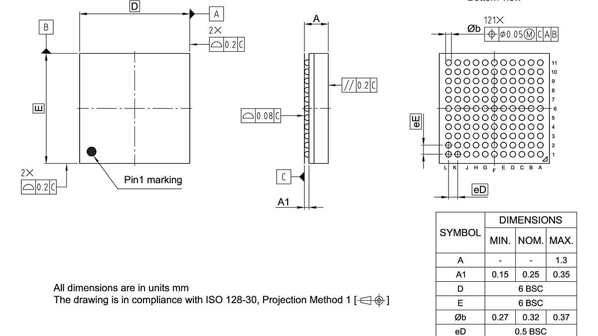 PG-LFBGA-121-803_Package Outline