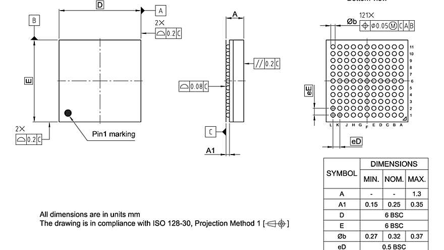 PG-LFBGA-121-803_Package Outline