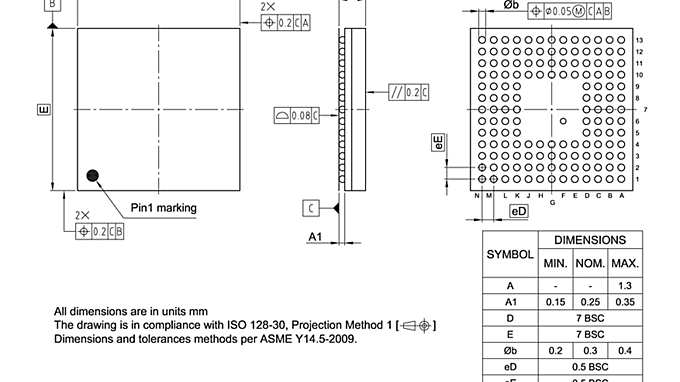 PG-LFBGA-144-803_Package Outline