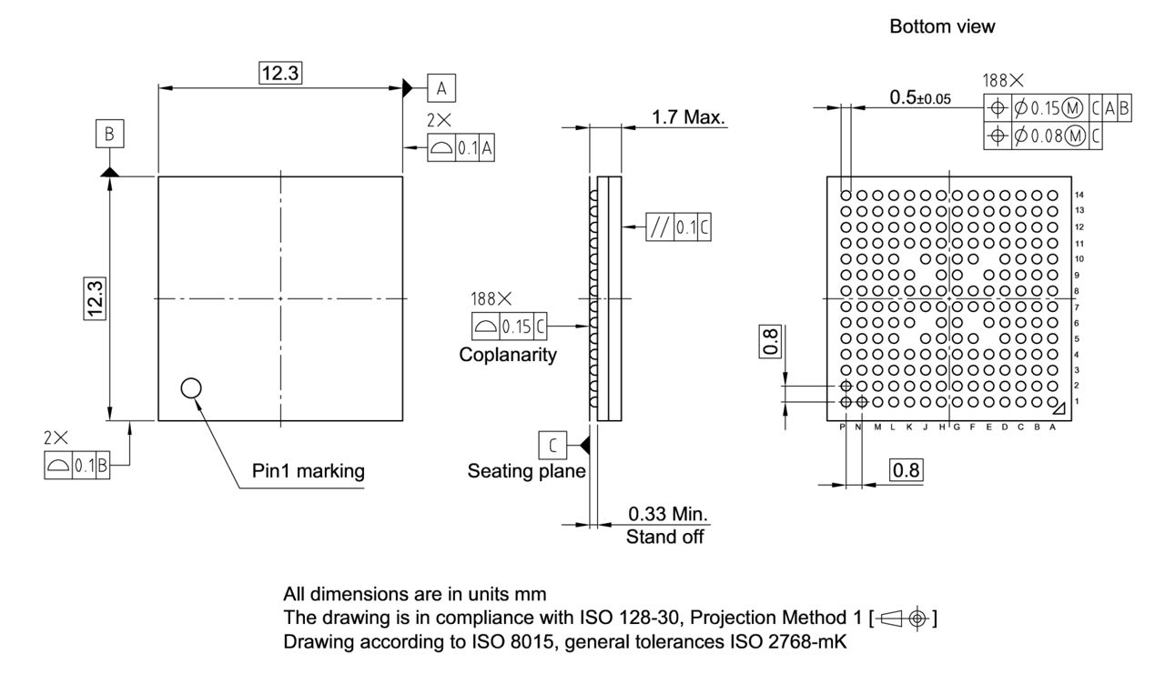 PG-LFBGA-188-2_Package Outline