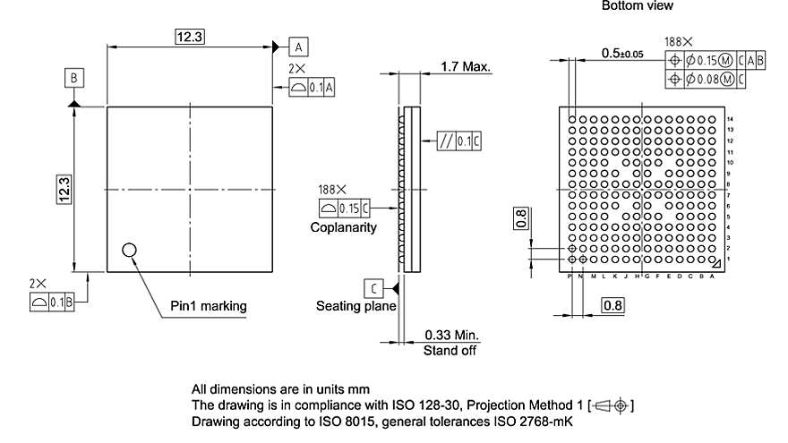 PG-LFBGA-188-2_Package Outline
