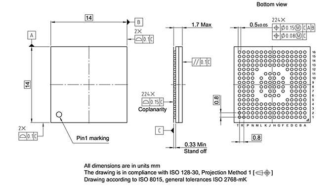 PG-LFBGA-224-2_Package Outline