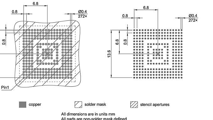 PG-LFBGA-272-800_Footprint Drawing