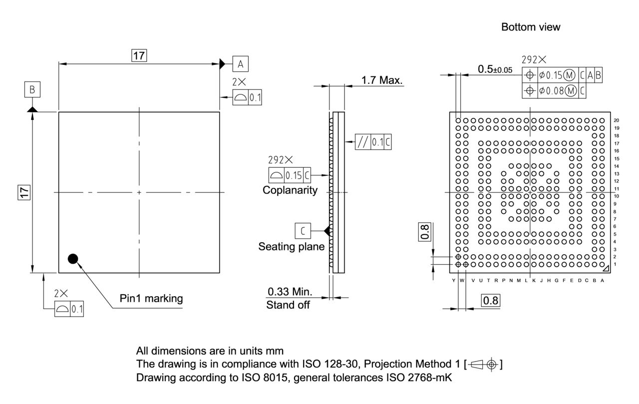 PG-LFBGA-292-11_Package Outline