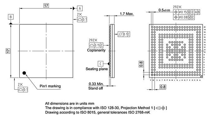 PG-LFBGA-292-11_Package Outline