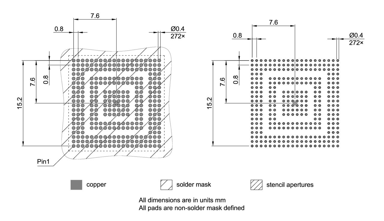 PG-LFBGA-320-800_Footprint Drawing