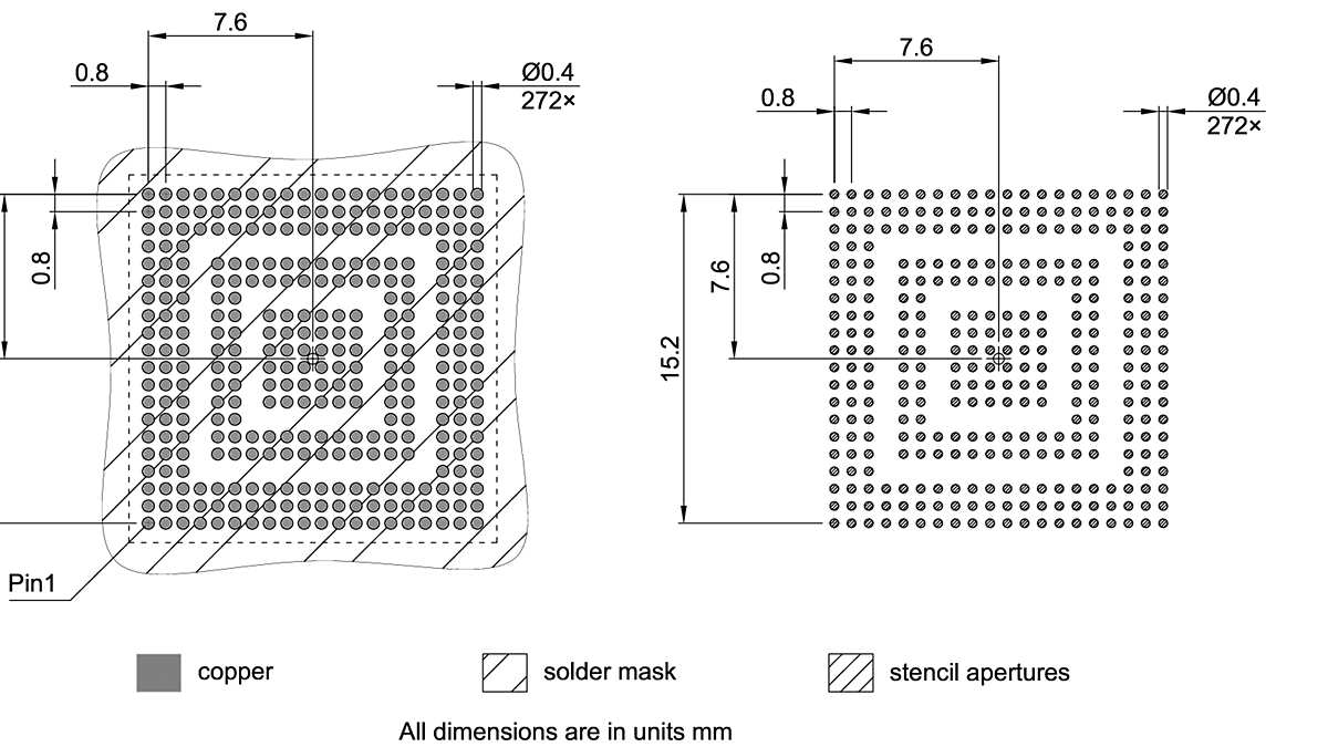 PG-LFBGA-320-800_Footprint Drawing